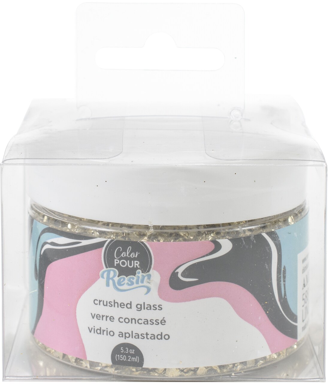 American Crafts Color Pour Resin Mix-Ins-Faux Gold Crushed Glass